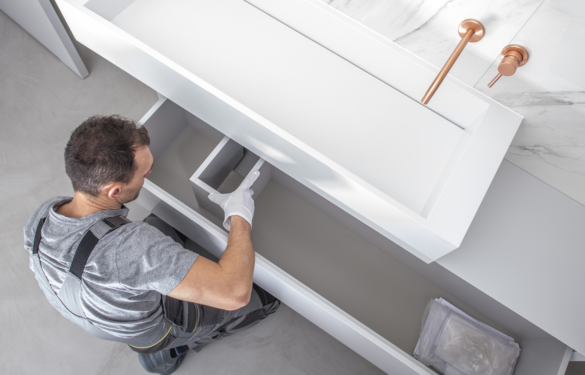 Bathroom Cabinets Installation